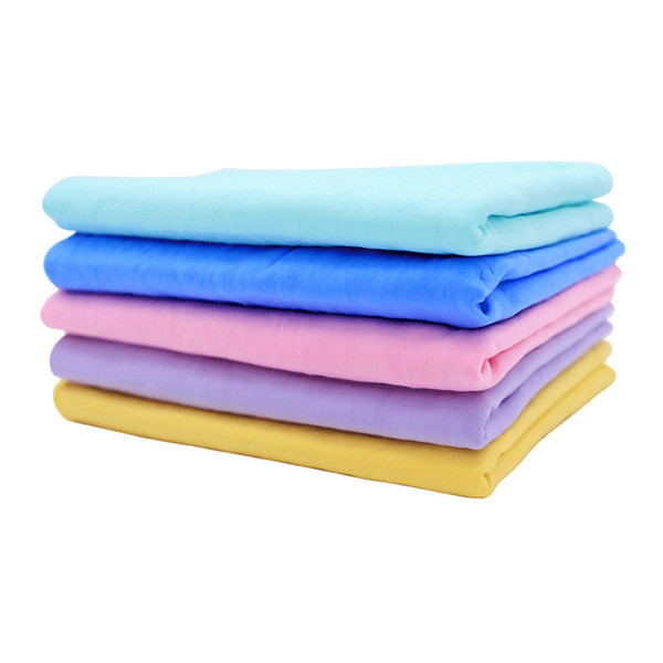 PVA imitation deerskin embossed absorbent towel cleaning cloth natural suede leather wash pet dog towel large towel