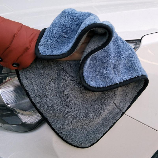 Car Cleaning towel Super Soft Microfiber Absorbent Towels 45*38cm Thick Wax Polishing coral fleece towels Care Cloths Free Shipping