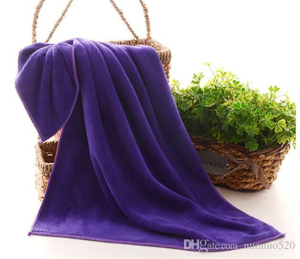 19The latest ultra-fine fiber car wash towel thickened absorbent suede ultra-soft car towel multi-color free shipping