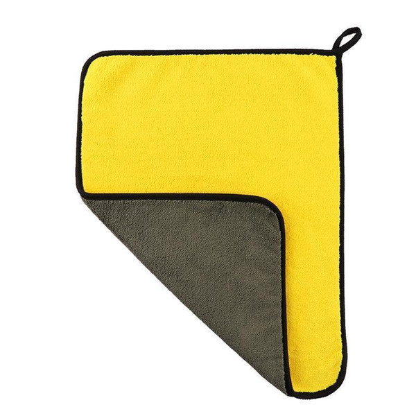 New Double Side Car Wash Towels Microfiber Washing Drying Towel Thick Plush Polyester Fiber Car Cleaning Cloth Auto Care HHA162