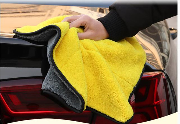 Thickened car wash towel wipe car cloth water absorption cloth does not lose hair car cleaning supplies brush tools