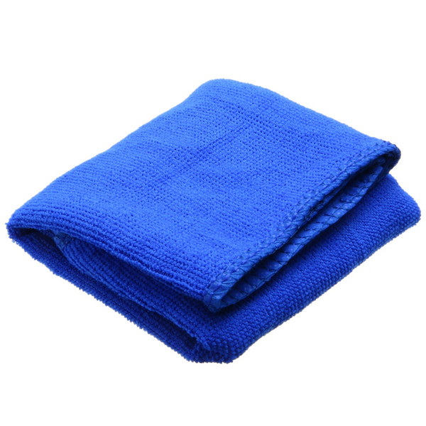 10pc 30x70cm Ultra-fiber Car Wash Towel Soft Thin Cloth Absorbent Duster Microfiber Car Cleaning For Automotive Household Blue