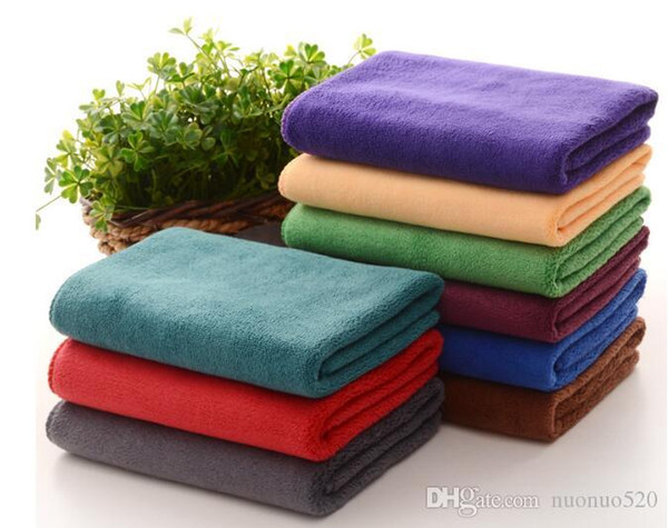 2019The latest ultra-fine fiber car wash towel thickened absorbent suede ultra-soft car towel multi-color free shipping