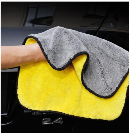 2 and 5 double-sided thickened car wash towels water absorbent dishcloth special multi-function car cloth not off