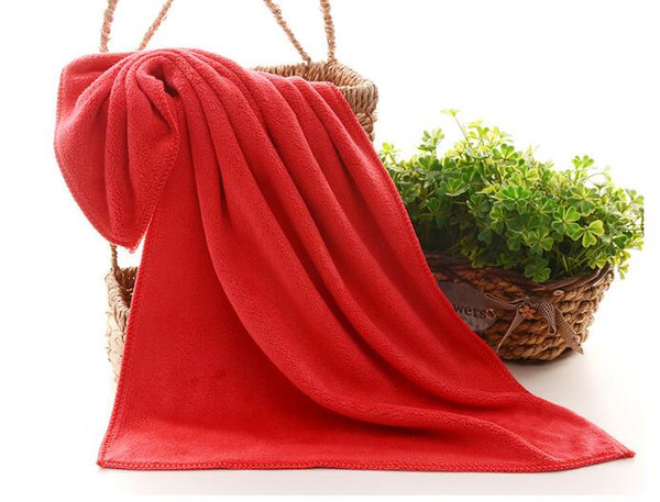 19The latest ultra-fine fiber car wash towel thickened absorbent suede ultra-soft car towel multi-color free shipping