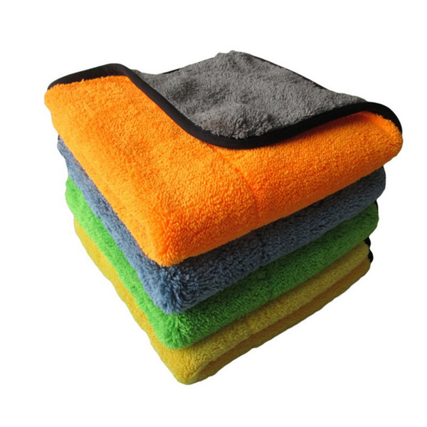 Super Thick Car Plush Microfiber Detailing Wax Polishing Towel For Car And Home Polishing Washing And Detailing