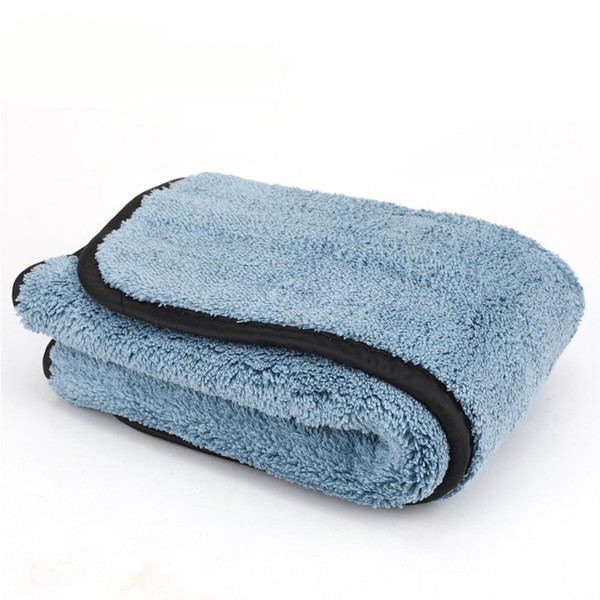 Adeeing 2pcs/5pcs Fine Fiber Buffing Thick Coral Fleece Car Wash Towel Cleaning Kit Set for Car high strength Universal r30