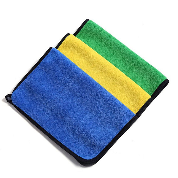 Super Absorbent Car Wash Microfiber Towel Car Cleaning Drying Cloth Large Hemming Car Care Cloth Detailing Towel 40x30cm