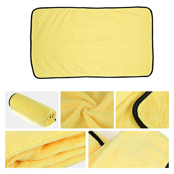 Yentl Car Wash Towel Microfiber Super Absorbent for Cleaning Drying Temperature Size Super Absorbent Car Towel Yellow Cloth Vibrant