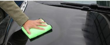 Special towel for cleaning car cloth. The towel is absorbent and thickened without any mark