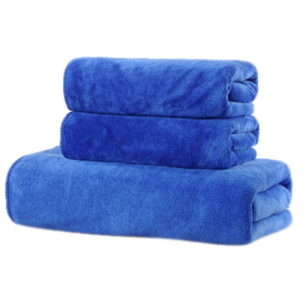1Pcs Increase thickening Blue Soft Absorbent Wash Cloth Car Auto Care Microfiber 160*60CM