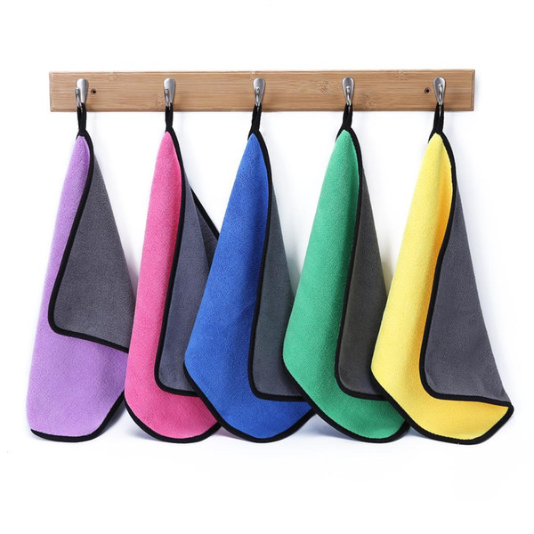 2pcs/lot Cleaning Cloth Microfiber Car towel Wash Plush Car Cleaning Washing Drying Super Absorbent Towel Free Shipping