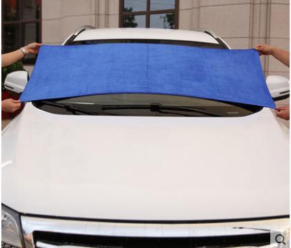 Car wash big towel does not lose hair, color loss and thickening abrasive cloth absorption cleaning special long code wholesale large car