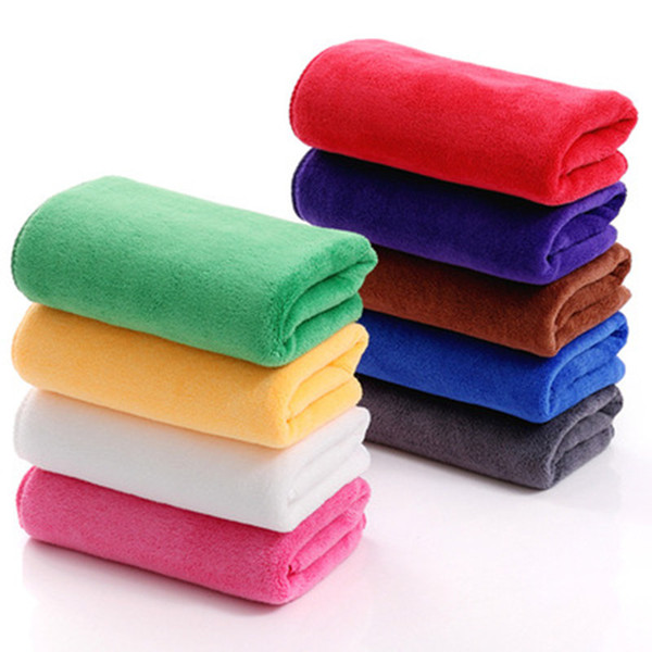 5pcs 30X60cm 400G Microfiber Thick Plush Towel Car Wash Waxing Drying Towel Household Bath Car Cleaning Polishing Cloth