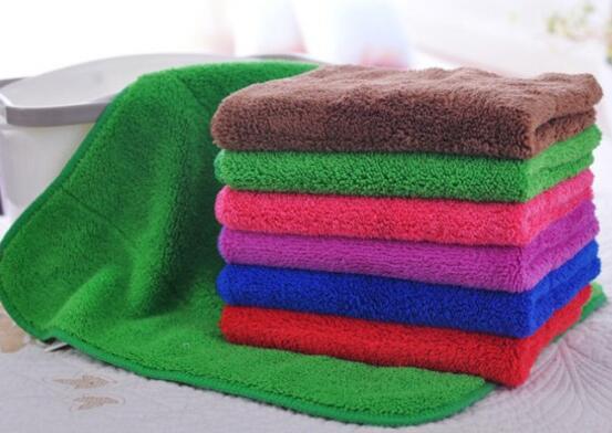 2019The latest composite coral velvet towel super absorbent multi-functional car wash towel multi-color free shipping