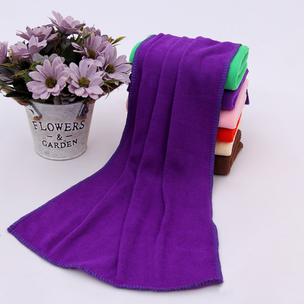 30*60cm Soft Microfiber Soft Absorbent Wash Cloth Car Auto Care Microfiber Cleaning Towels Car Wash Clay Car Cleaning