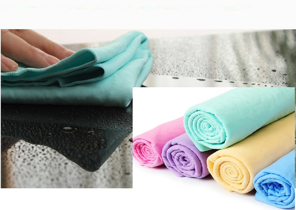 Absorber Shammy Cloth Chamois Towel Synthetic Chamois Leather Towel Car Cleaning Cloth PVA Drying Washing Suede Absorbent Towel