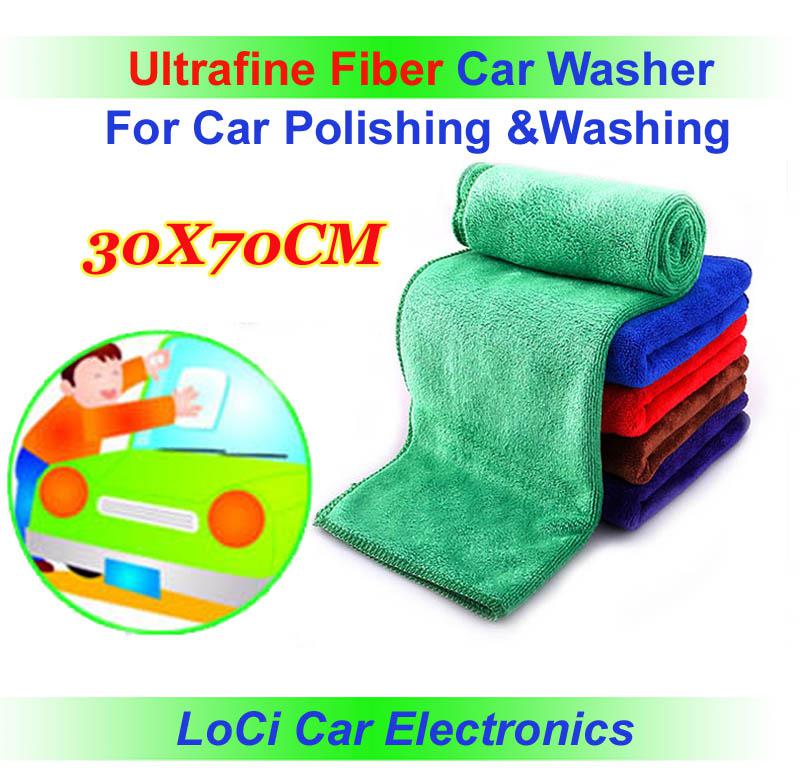 Free shipping! 30*70CM Microfiber Ultrafine Fiber Car Cleaning Towel For Polishing Scrubing Washing Cloth Hand Towel Car Washer