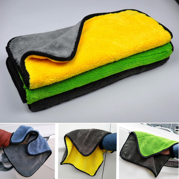 Car Cleaning towel Super Soft Microfiber Absorbent Towel 45*38cm Thick Wax Polishing Car Cleaning Care Cloths EEA127