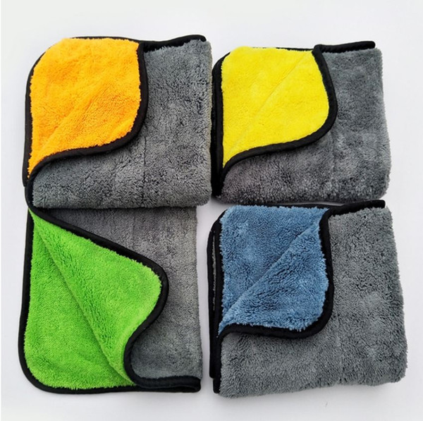New Size 30*30CM Car Wash Microfiber Towel Car Cleaning Drying Cloth Hemming Car Care Cloth Detailing CarsWash Towel For Toyota (Retail)