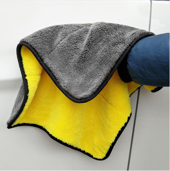 2018 Size 30*40CM Car Wash Microfiber Towel Car Cleaning Drying Cloth Hemming Car Care Cloth Detailing Wash Towel For Toyota