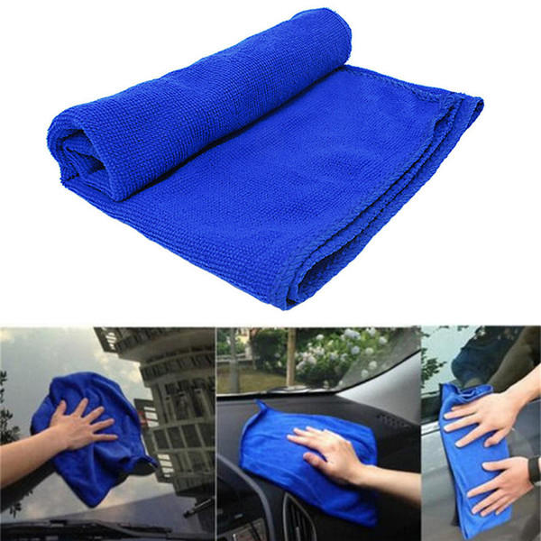 Car Cleaning Soft Microfiber Towel Car Wash Dry Clean Polish Cloth Motorcycle Detailing Care Kitchen Housework Towel Car Brush