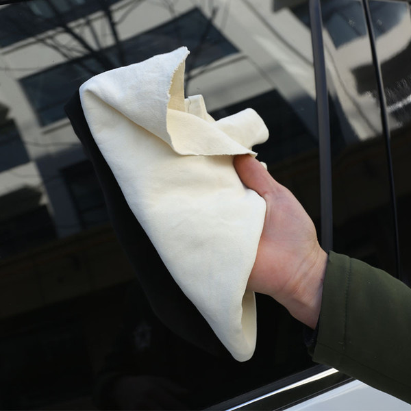 50*80cm car Chamois Leather Cleaning towel Irregular Wash Suede Absorbent Quick Dry Towel Natural Auto Care towel FFA921 30PCS
