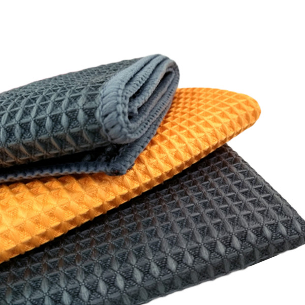 Car Care Microfibre Wax Polishing Detailing Towels Soft Microfiber Towel Car Cleaning Wash Clean Cloth 40x40cm 2pcs/set