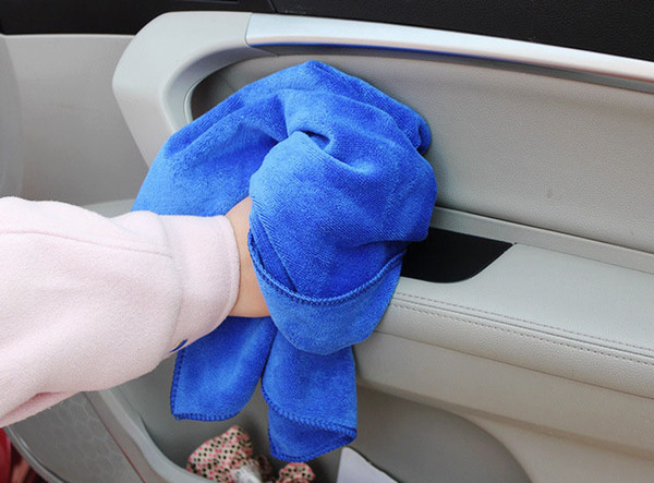 30*70CM Fibre Car Wash Towel Thickened Superfine Fibre Car Washcloth Towels Car Washing Towel Special Towels Widely Use 60PCS