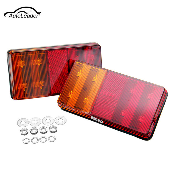 12V LED Warning Light Rear Tail Lights Stop Indicator Lamp for Trailers/Trucks/Utes/Boats/Caravans/etc