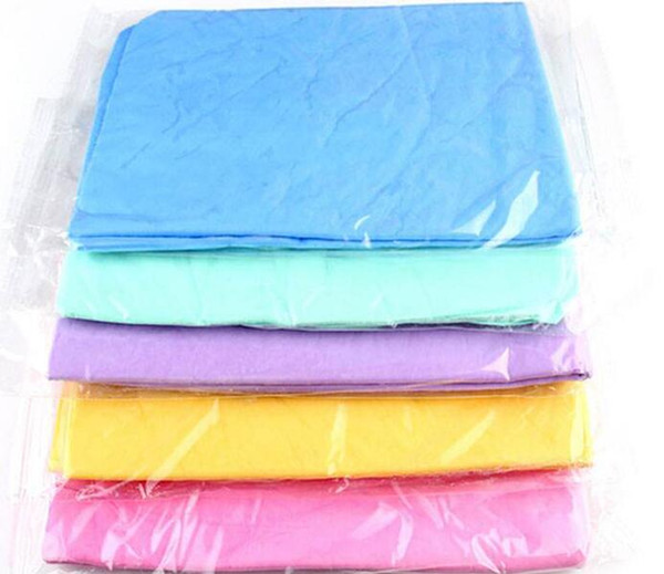 66cm*43cm Large size thickened imitation deer skin, OPP bag, A, dry hair, absorbent towel, pet towel, multi-purpose scarf.