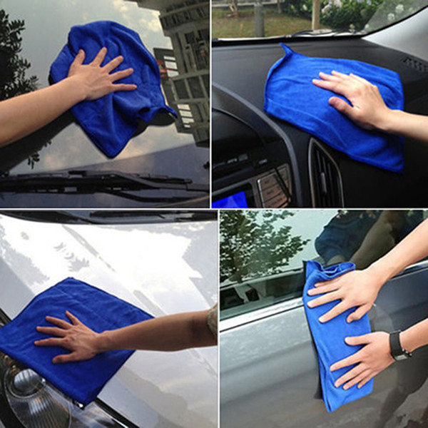 5pcs car Auto Wash Cloth portable washer microfiber Car Care Styling Cleaning Soft 25*25cm for Car Home Kitchen towel