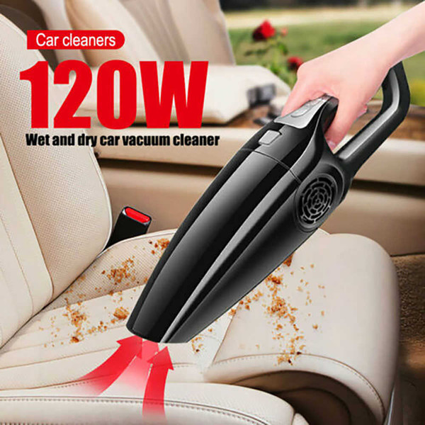Car Vacuum Cleaner Handheld Wet Dry 120W Mini Hand Held For Auto Dust Duster 12V