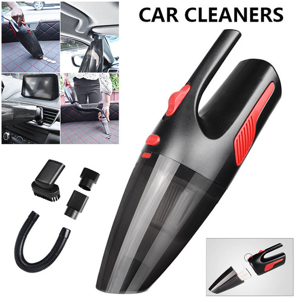 Vehemo Wet/Dry Auto Vacuum Cleaner Cleaner Vacuum Duster Car for Vehicle Dirt Power Cord