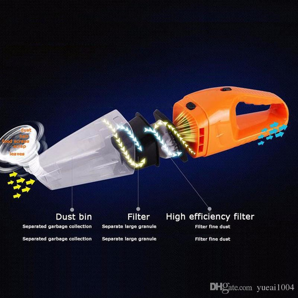 Car Vacuum Cleaner 120W Portable Handheld Vacuum Cleaner Wet and Dry Dual Use Car Vacuum Aspirateur Voiture 12V car cleaning