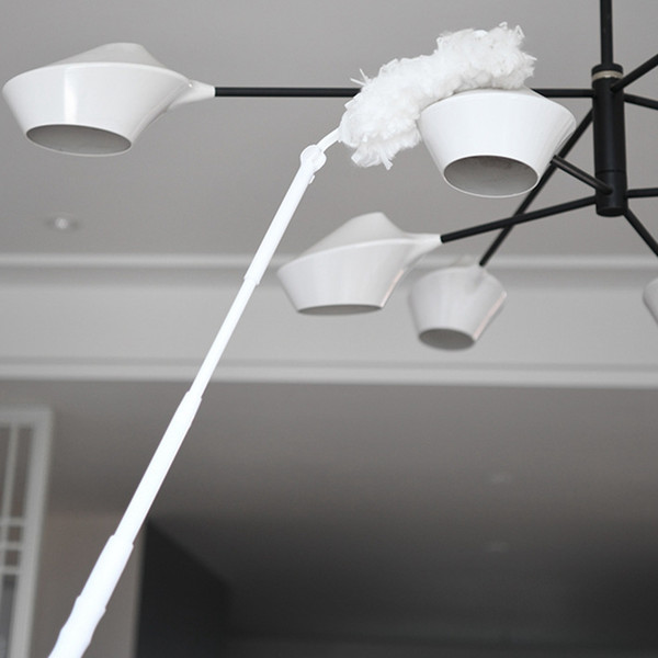 Pure Care Microfiber Feather Duster with Extension Pole , Lightweight, Washable, Hypoallergenic, Lint Free Dusters