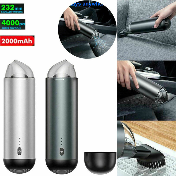 Baseus Car Vacuum Cleaner Portable Wireless Handheld Auto Vacuum Cleaner Robot for Car Interior & Home & Computer Cleaning