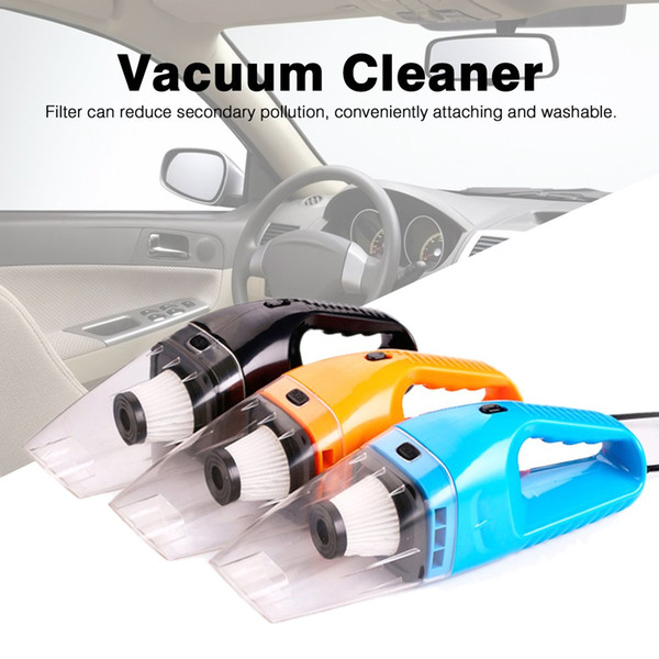 Portable 120W 12V Car Vacuum Cleaner Handheld Mini Vacuum Cleaner Super Suction 5m Cable Wet And Dry Dual Use