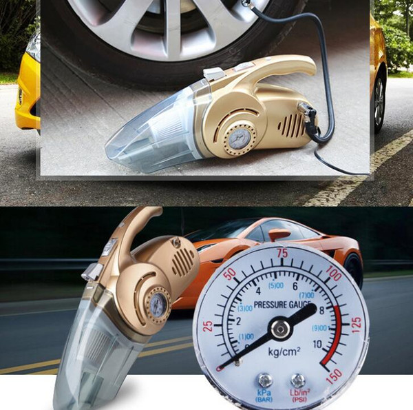 Direct sales high-power car vacuum cleaner 12V tire pressure pump