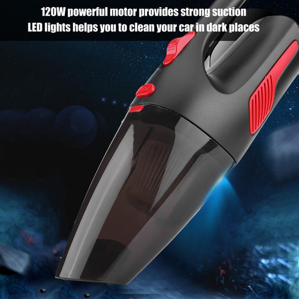 2020 new 120W Wired Handheld Auto Car Vacuum Cleaner Home Wet/Dry Duster Dirt Clean Free Shipping