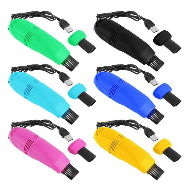 Mini Computer Vacuum USB Keyboard Cleaner PC Laptop Brush Dust Cleaning Kit