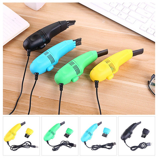 Mini Vacuum Cleaner USB Car Interior Air Vent Dust Cleaning Tool Brush Kit For PC Laptop Keyboard Dust Cleaner Collector