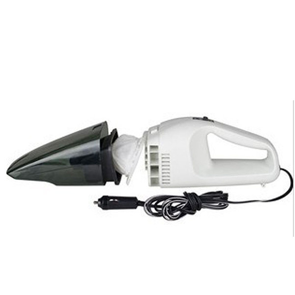 High Power 2.5m Long Car Vacuum Cleaner 60W Portable Wet & Black Electric