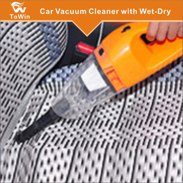 Dry Wet Amphibious Car Vacuum Cleaner with Cigarette Lighter Plug Power Cord Upgraded Powerful Suction Handheld Car Interior Cleaner