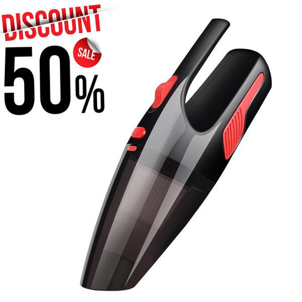 Vehicle-mounted wireless vacuum cleaner Charging dual-purpose high-power hand-held car parts vacuum cleaner with lamp High-grade Vacuum clea