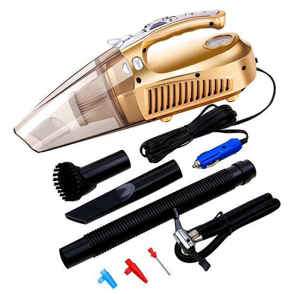 CarBest Car Vacuum Cleaner, Besteamer Portable Handheld Auto Vacuum Cleaner Auto Lightweight Cleaner for Car 12V 100W Wet & Dry Auto Vac, go