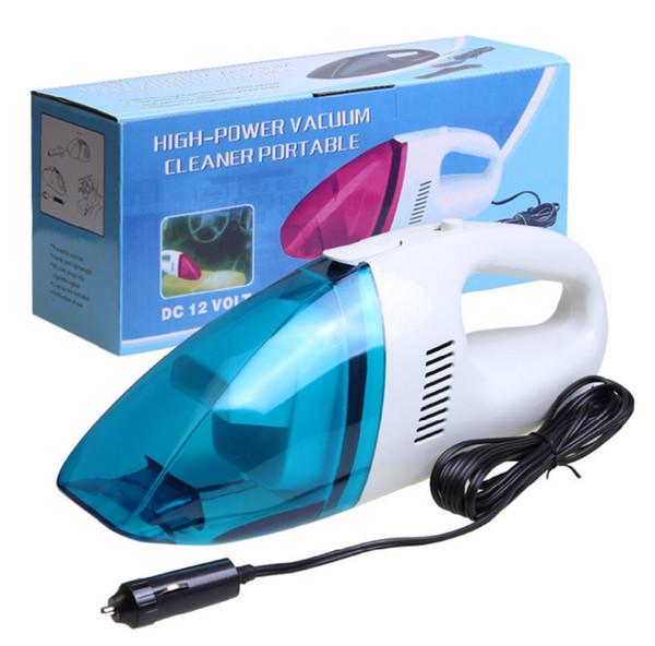 2018 Auto Accessories Portable 5M 120W 12V mini Car Vacuum Cleaner Handheld Mini Super Suction Wet And Dry Dual Use Vaccum Cleaner