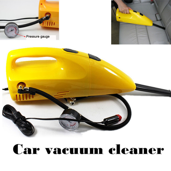 Wholesale-high quality Car vacuum cleaner 2 IN 1 Inflator Air Compressor Portable Handheld Mini 90w With Air Pump