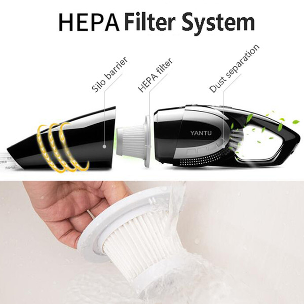 Hot Sell Car Vacuum Coreless Rechargeable Handheld Auto Vacuum Sweeper Vehicle Home Office Wrieless Dust Catcher Remover 12V 80-120W