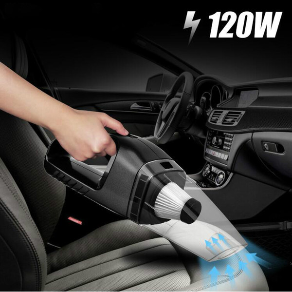 120W Mini Car Vacuum Cleaner Car Cleaner Handheld Portable 12V Powerful Auto Cleaning Tools Auto Car Vacuum Cleaner
